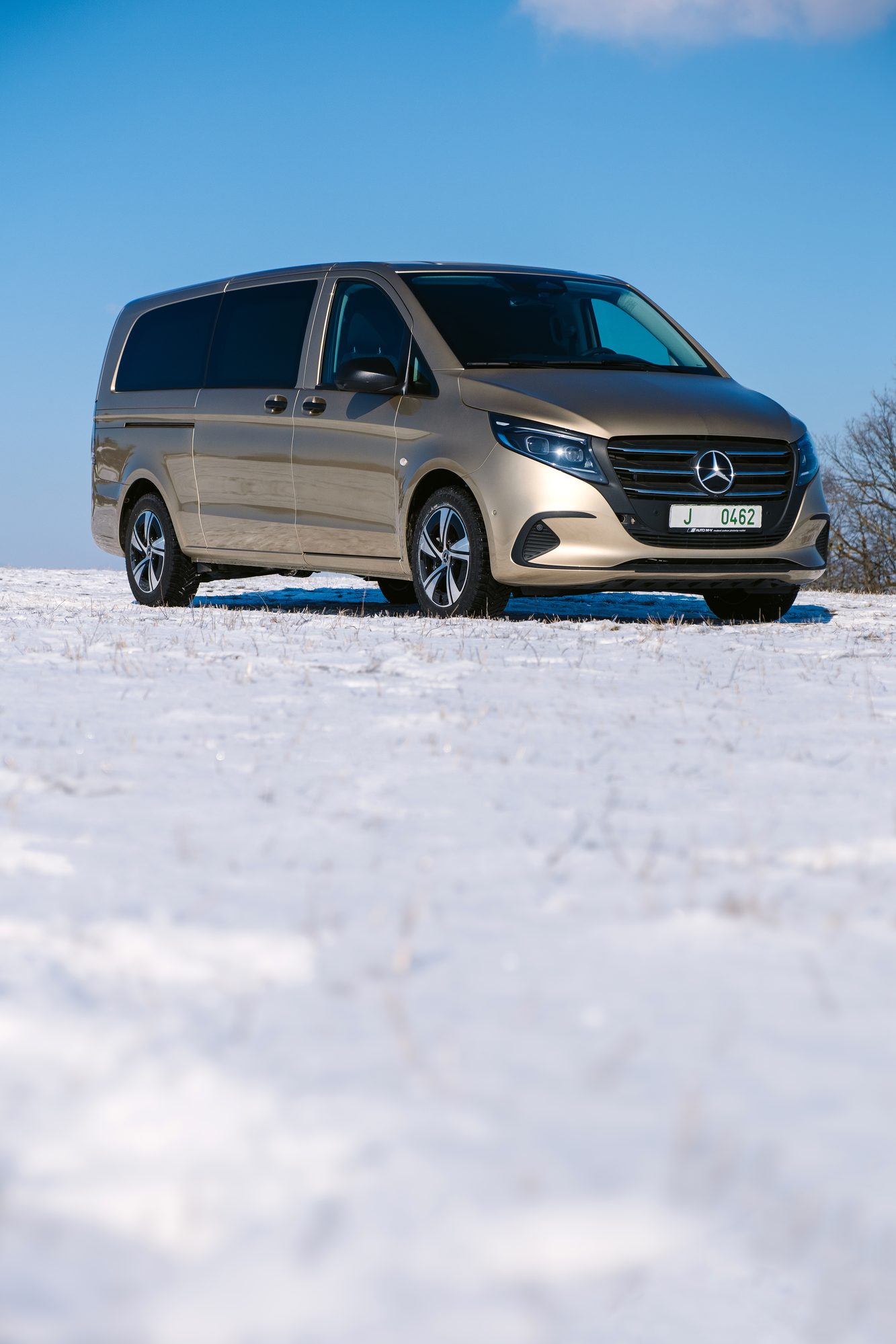 Detail přední masky pohřebního vozu Mercedes-Benz Vito