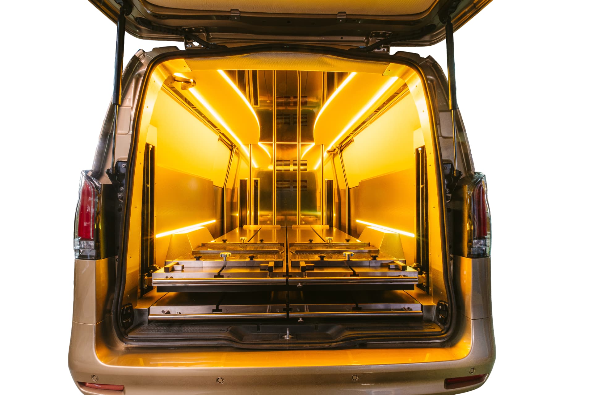 Vestavba s hydraulickým lift systémem